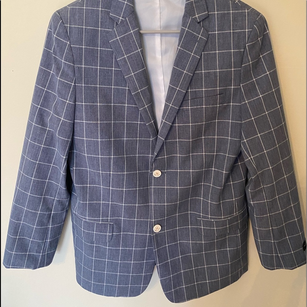 TOMMY HILFIGER BOYS SUMMER PLAID SPORT JACKET